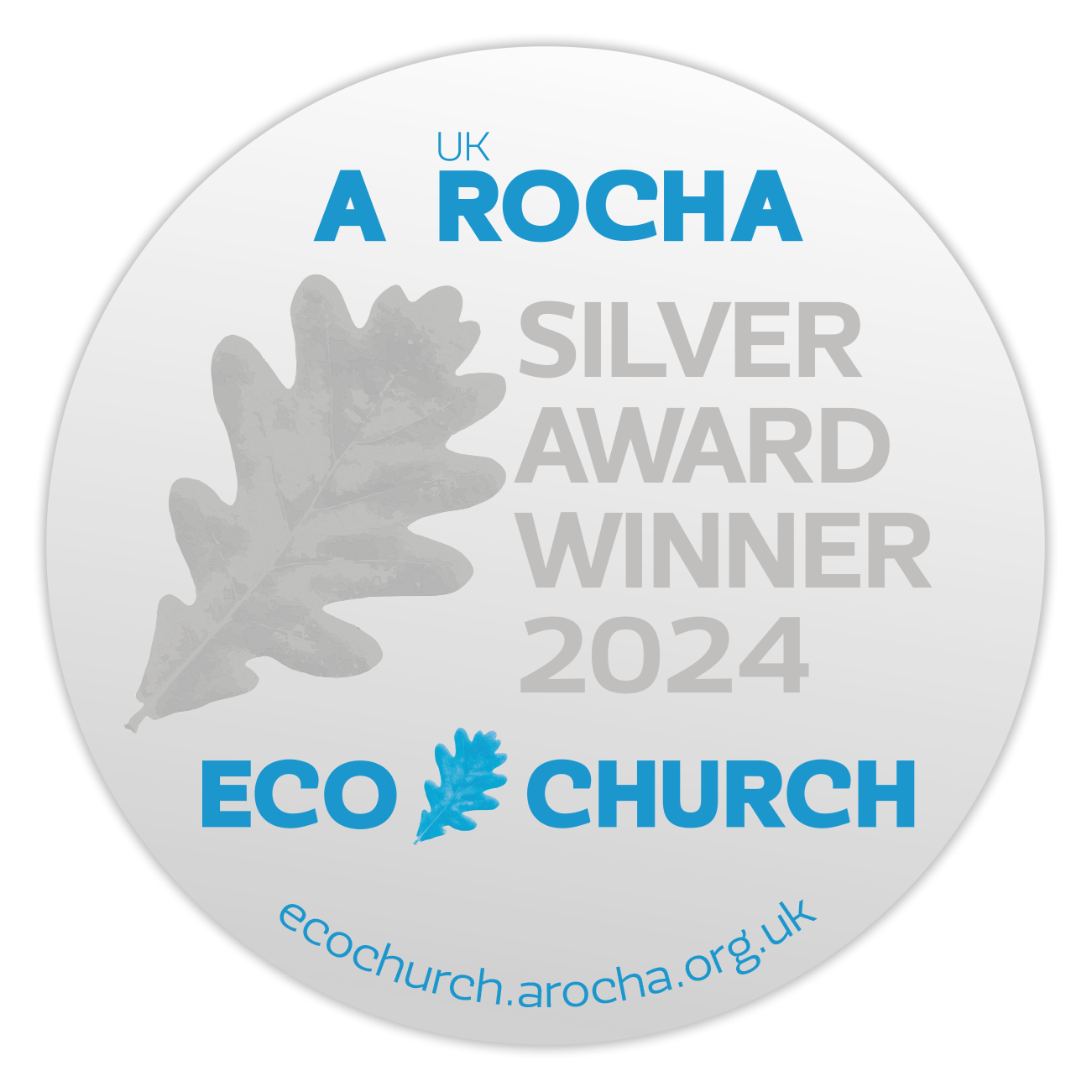 Eco Church Badge for 2024, Silver Award